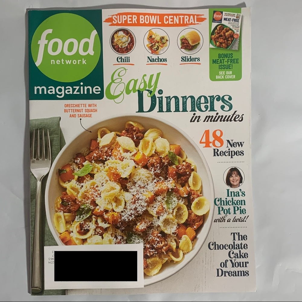 Food Network Magazine January February 2022 Easy Dinners 48 New Recipes Pot Pie